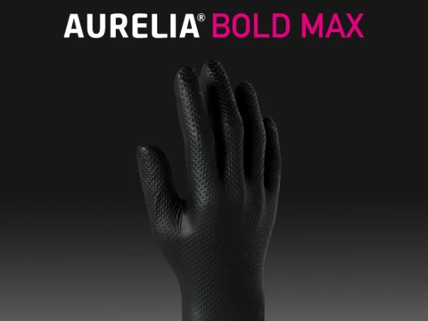 5 x Nitrilové rukavice Aurelia BOLDMAX černé
